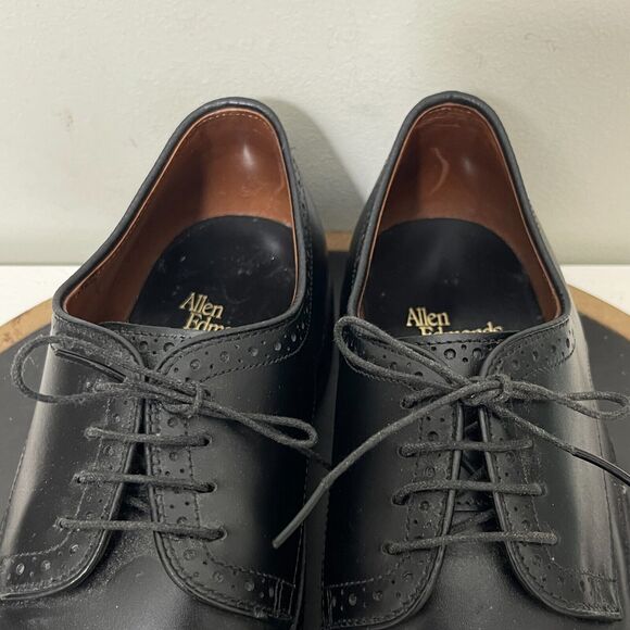 Allen Edmonds Bel Air Shoes Men 10 3E Wingtip Oxford Black Leather Luxury main image 10
